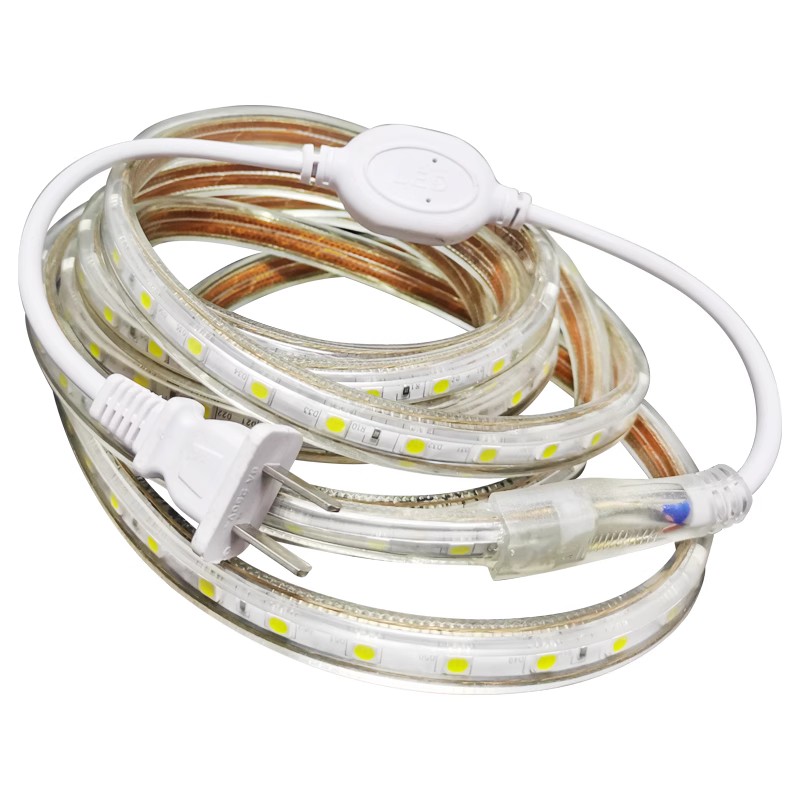 AC220V SMD 5050 LED-Streifen L – Outdoor Power Strip Weatherproof Bewertung und Preis